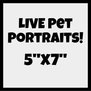 5"x7" Custom Colored Pencil Pet Portrait